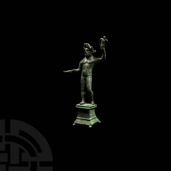 Roman Figure of Jupiter Holding an Eagle
