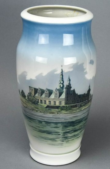 Royal Copenhagen Denmark Hand Painted Vase