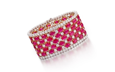 Ruby and Diamond Bracelet | 紅寶石 配 鑽石 手鏈