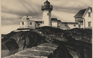 STOW WENGENROTH (New York/Massachusetts, 1906-1978), "Eastern Point", 1935., Lithograph, 9.5”