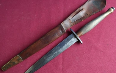 Scarse Wilkinson sword Fairbairn-Sykes commando fighting knife, American issue,...