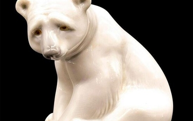 Seated Polar Bear 1001209 - Lladro Porcelain Figurine