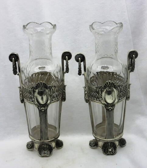 Special and Rare! A pair of Jugendstil Vases made by Orivit