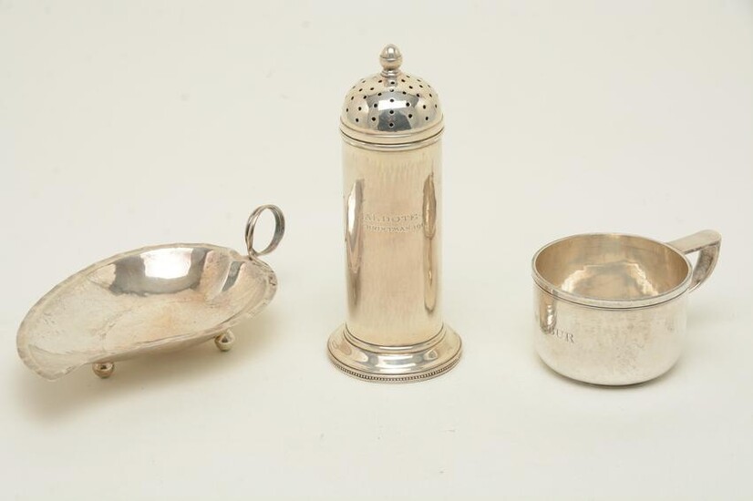 Sterling silver tableware, early/mid 20th century.