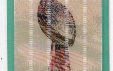 Super Bowl XXXVI 36 Football Ticket Patriots Rams Tom Brady MVP 1st SB