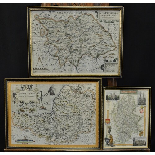 Three original maps to include; Saxton & Kip, 'Somersettensi...