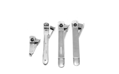 Three silver-mounted cigar cutters