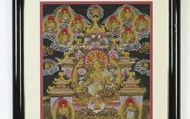 Tibetan Thangka of the Maitreya Buddha