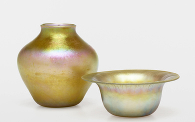 Tiffany Studios Vase and bowl