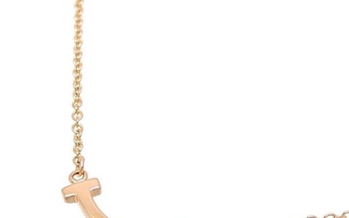 Tiffany T Smile Women's Necklace 62617721 750 Pink Gold