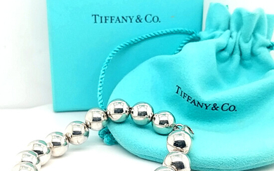 Tiffany & Co. Sterling Silver 10 mm Bead Bracelet