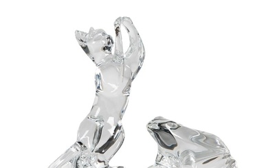 Two Baccarat Crystal Animal Figures