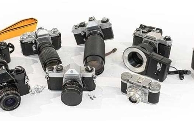 Various Cameras Alpa Si 2000, Pentax SP1000, Paxette, Edixa...