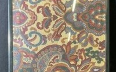 Vintage Framed Patterned Tapestry
