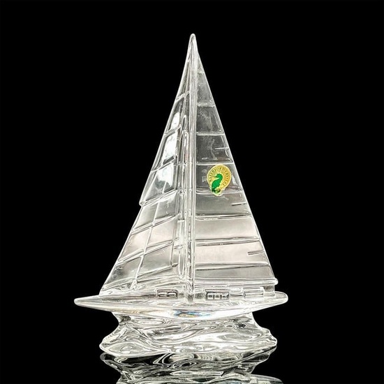 Waterford Crystal Figurine, Sailboat