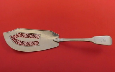 William Eley and William Fearn English Georgian Sterling Silver Fish Server 12"