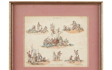 William Henry Pyne (English, 1769-1843) Camp Scenes, Plate #...