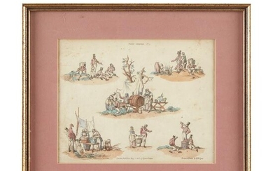 William Henry Pyne (English, 1769-1843), , Camp Scenes