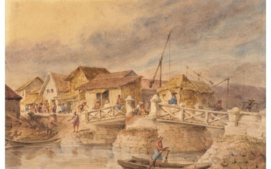 William Prinsep (1794-1874), Bridge at Penang