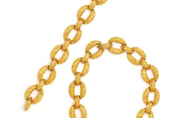 YELLOW GOLD CONVERTIBLE LINK NECKLACE