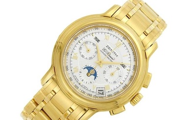 Zenith Gentleman's Gold 'El Primero' Chronomaster Wristwatch, Ref. 60.0240.410