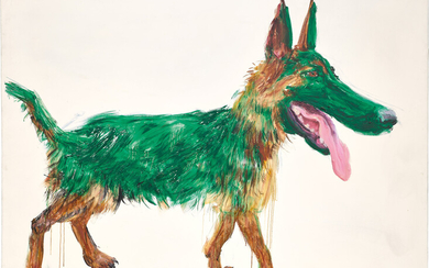 Zhou Chunya, Green Dog Series: Titi No.2