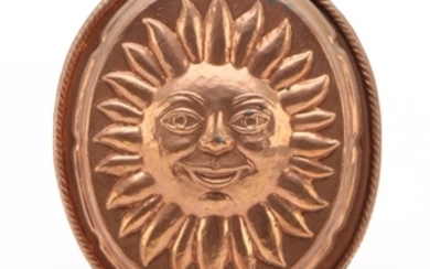 Copper Sun Mold Key Rack