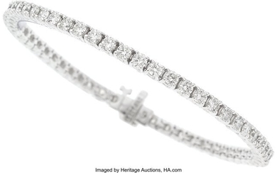 10067: Diamond, White Gold Bracelet Stones: Full-cut d
