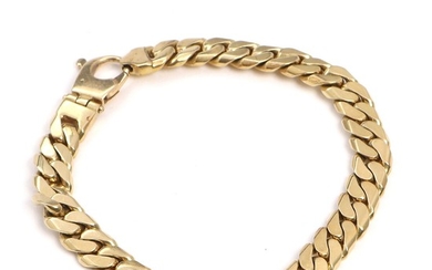 A 14k gold bracelet. L. 21 cm. Weight app. 41.5 g.