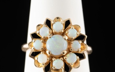 14K Gold & Opal Cocktail Ring