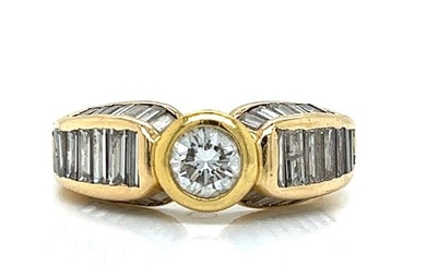 14K Yellow Gold 2.70 Ct. Diamond Ring