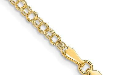 14K Yellow Gold 3mm Solid Double