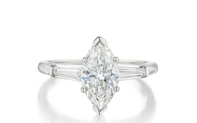 1.53-Carat Marquise-Cut Diamond Ring