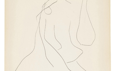 ROBERT MOTHERWELL (1915-1991), Untitled (Seated Nude)
