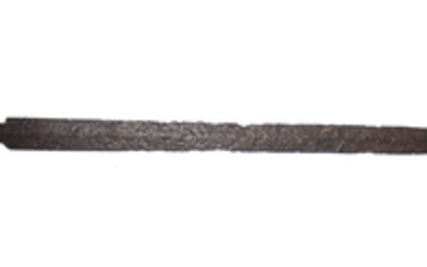 A well-preserved Medieval iron sword