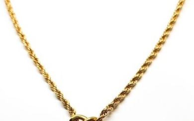 18 kt. Gold, Yellow gold - Necklace, Necklace, Necklace with pendant