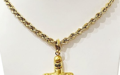 18 kt. Gold, Yellow gold - Necklace with pendant