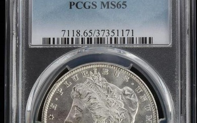 1880 S $1 MORGAN DOLLAR SILVER COIN PCGS MS 65