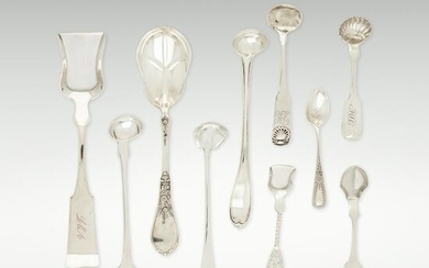 18th-19th Century, Large collection of spoons