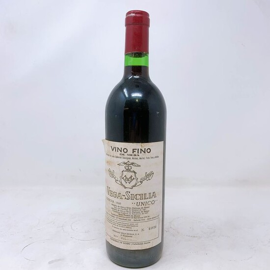 1960 Vega Sicilia Único - Ribera del Duero Gran Reserva - 1 Bottle (0.75L)