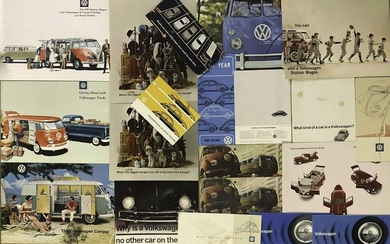 1960’s-1970’s VW brochures, press kits, photos