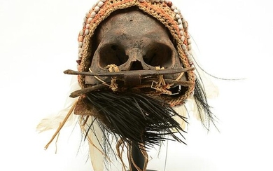 19th Century Asmat Tribe Decorated Ancestor Human