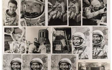 Wally Schirra Lot of (14) Vintage Original NASA