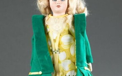 20th Century Lanternier Limoges bisque head doll.