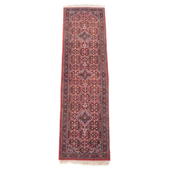 2'10 x 10'4 Hand-Knotted Persian Gogarjin Herati Carpet Runner