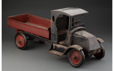 21067: Vintage Buddy "L" Dump Truck Toy 26-3/4 x 11-1/2