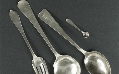A Collection of Kalo Sterling Silver Utensils.
