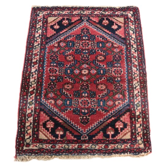 2'3 x 2'10 Hand-Knotted Persian Malayer Accent Rug