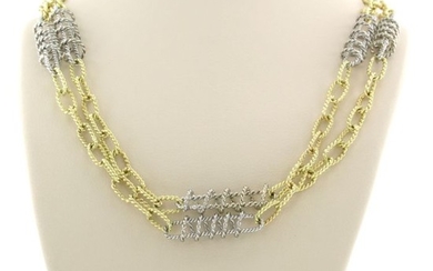 14 kt. White gold, Yellow gold - Necklace