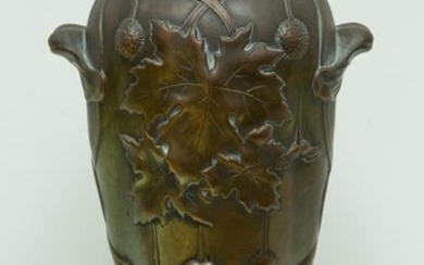 Gustave de Bruyn et Fils Art Nouveau Vase
